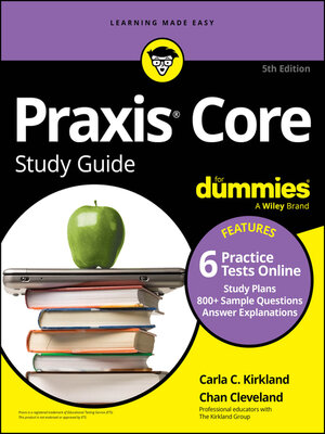 cover image of Praxis Core Study Guide For Dummies